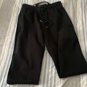 Mens black active jogger pants small